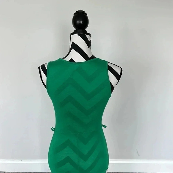 De Colores Green Chevron Maxi Dress - Picture 5 of 6